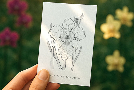 Vanda Miss Joaquim: A Bloom from Many Roots