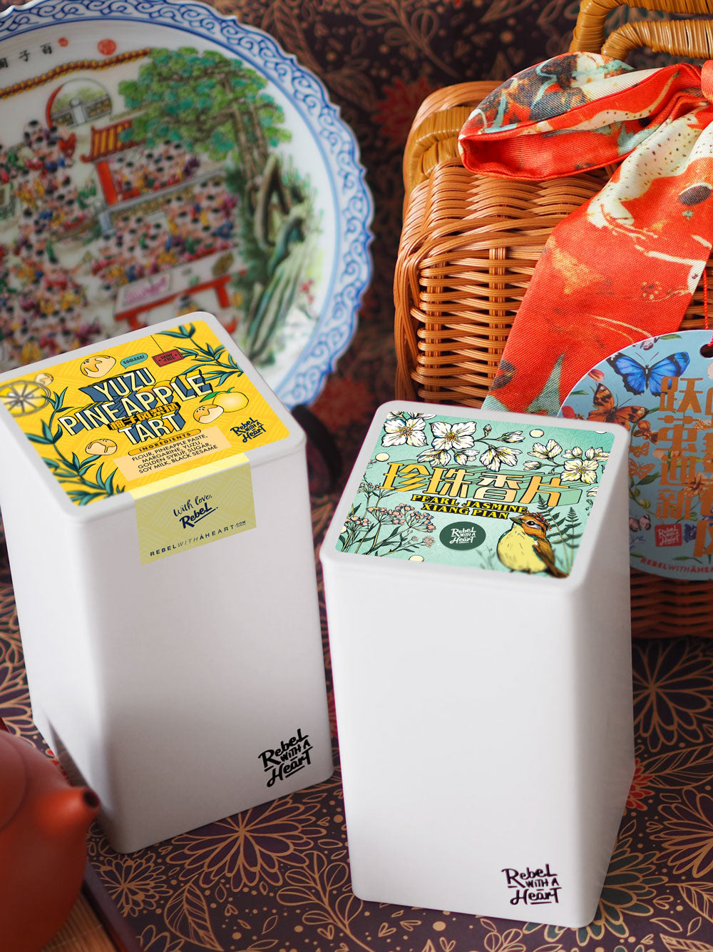 Standard Twin Set: Yuzu Pineapple Tart + Pearl Jasmine Xiang Pian