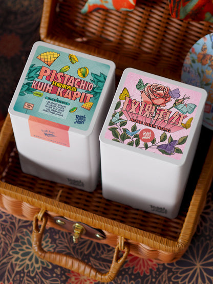 Standard Twin Set: Pistachio Kuih Kapit + Rose Dian Hong