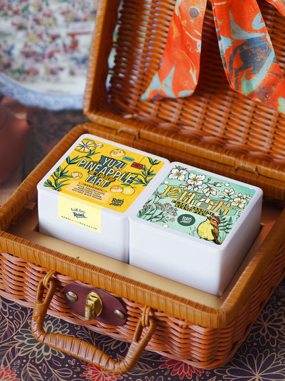 Petite Twin Set: Yuzu Pineapple Tart + Pearl Jasmine Xiang Pian